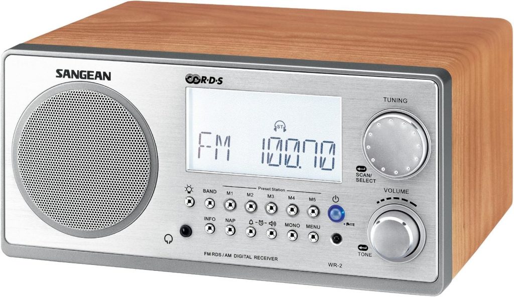 Sangean WR-2 review: a wood cabinet AM and FM radio with RDS
