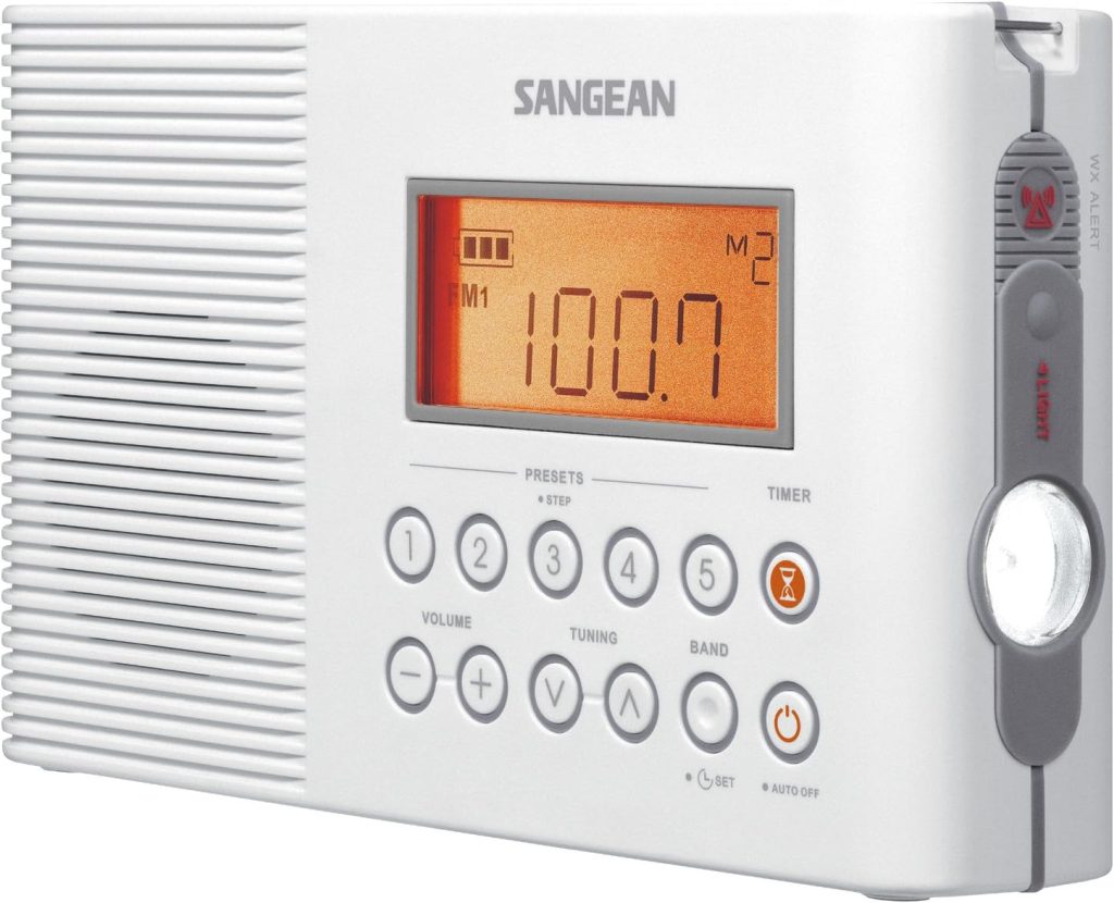 Sangean waterproof shower radio