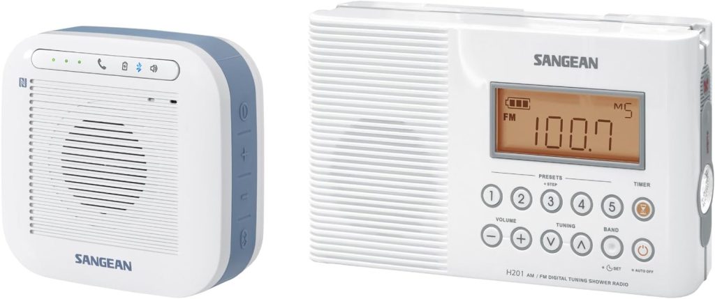 Sangean H201P review: a shower radio and Bluetooth speaker pair