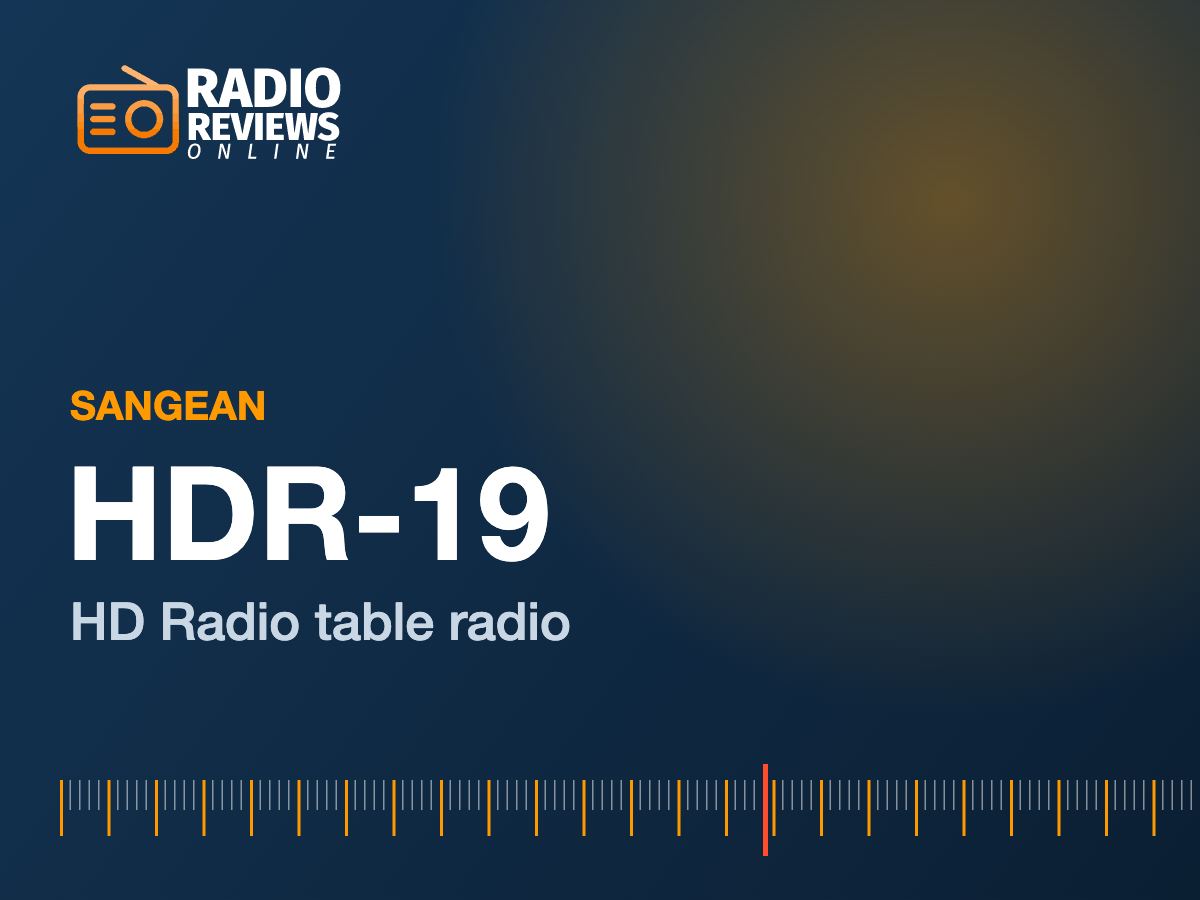 Sangean HDR-19 review: a premium HD Radio table radio