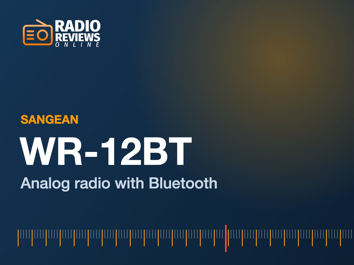 Sangean WR-12BT review: analog tuning and Bluetooth in walnut